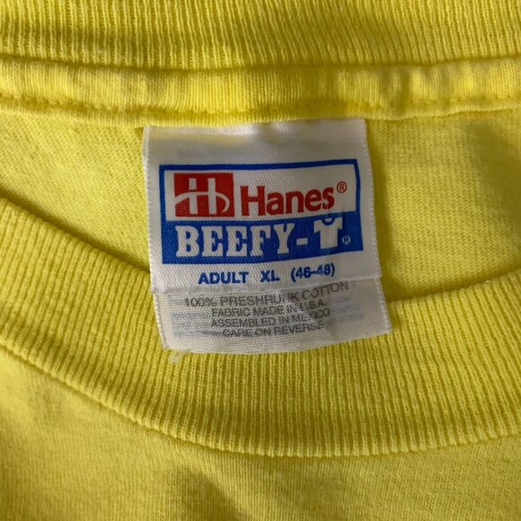 Cheerios Cereal Crewneck Snack T Shirt XL Yellow Graphic Short Sleeve Go With O - Picture 7 of 7